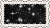 Stamp of black and white sparkles
