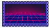 Stamp of purple and pink vaporwave aesthetic grid