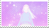 Stamp of the blue haired girl from the Daoko MV Girl