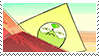 Stamp of Peridot making a little face