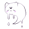 Ghost cat pixel