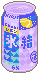 Purple soda can pixel