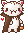 Vampire kitty pixel