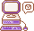 Purple computer pixel