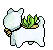 Cat shaped planter pixel